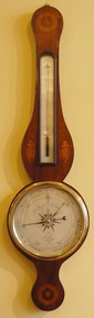 wheel barometer by J.M.Ronkette 180 Holborn London 