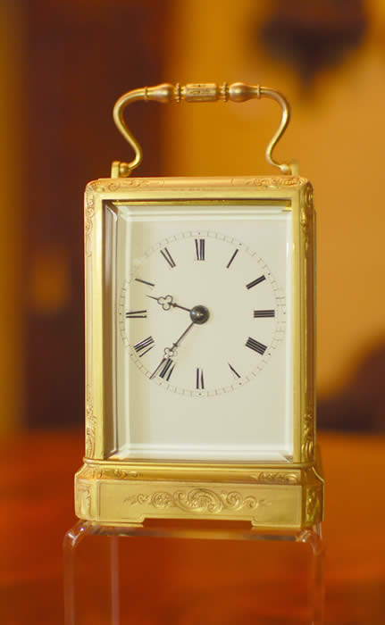 Carriage clock circa 1860 presented by It's About Time  