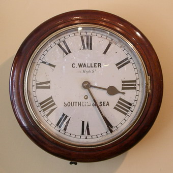 Fusee Station Clock by C Waller of Southend on sea