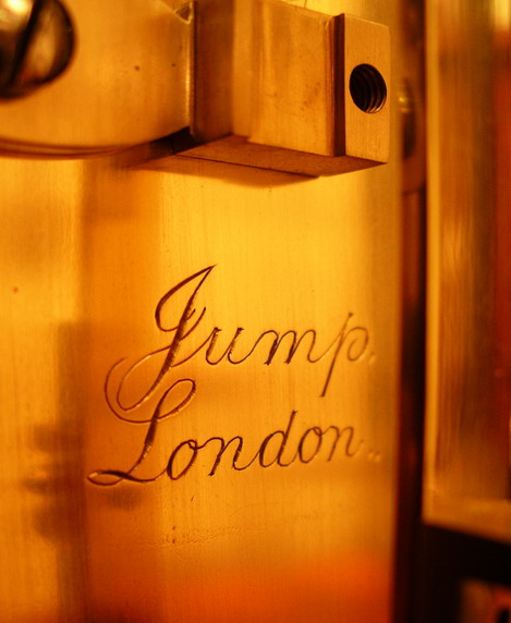 This fine and quite rare Bracket clock of small proportions is signed by Jump of London . The Jump family were very well respected clockmakers in London  . Richard Thomas Jump was freed of his apprentice to Benjamin Vulliamy clockmaker to King George III in 1825 and this clock would have been made by his sons Joseph and Alfred who were in business at 11 Old Bond Street , London ( now occupied by The Ritz Jewellers ) around 1857. This fine 'Triple Pad' top is in superbly original presented with a full brass dial with strike silent to the arch a silvered chapter ring and name plate , blued steel hands , gilded cherub head spandrels and carry handle to finish . The case is ebonised Pear wood and the substantial twin fusee movement has half dead beat escapement resulting in a surprisingly quiet tick . We have fully dismantled this clock and restored all parts and will be sold with a 24 month Guarantee . A beautiful little bracket clock ! please see the close up photos by clicking the picture . 