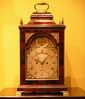 Mahogany Bracket clock by Robert Abney, London circa 1770