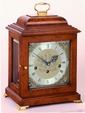 Walnut, Brass Dial Mantel clock 