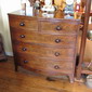"Bow Front" Victorian Chest of Drawers 