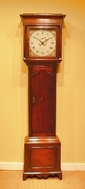 Oak Longcase with 12" Painted Dial 