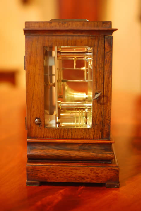 J AND L RIEDER LIBRARY CLOCK 