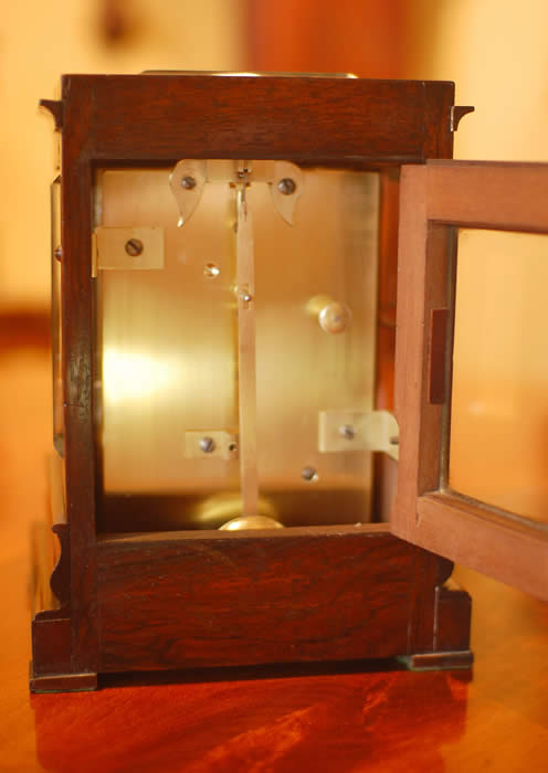 J AND L RIEDER LIBRARY CLOCK 