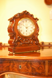Fusee mantel clock by Smith of London 1844