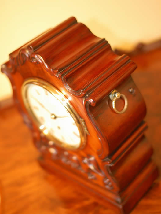 Fusee mantel clock by Smith of London 1844