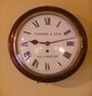 10 inch Mahogany Dial Clock